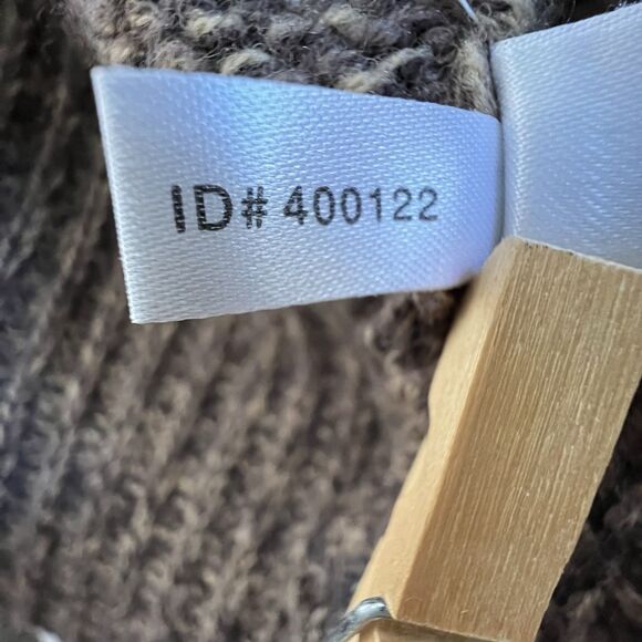 Women's Sz L Wool Cardigan Expresses Button Hooded Tunic Cozy Warm Stylish - Picture 13 of 13